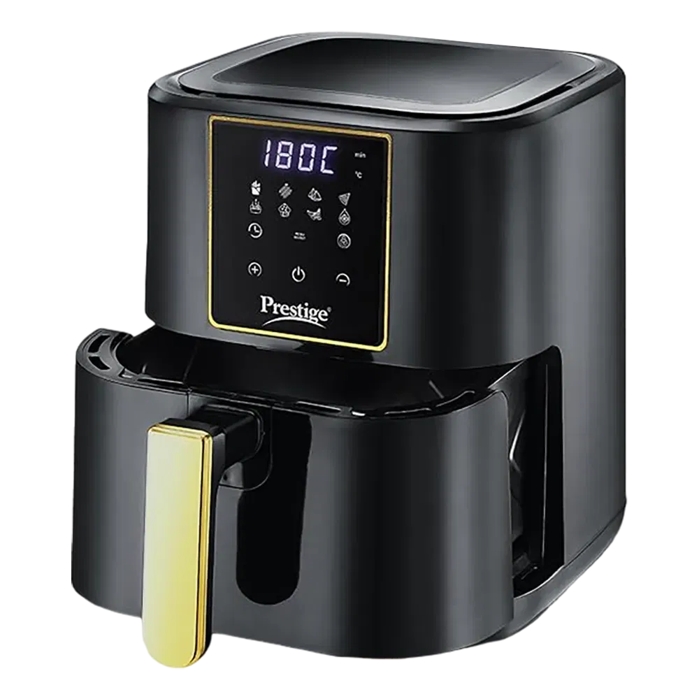 Prestige Nutrifry 4.5L 1200 Watt Digital Air Fryer with 8 Preset Menus (Black) Croma sale