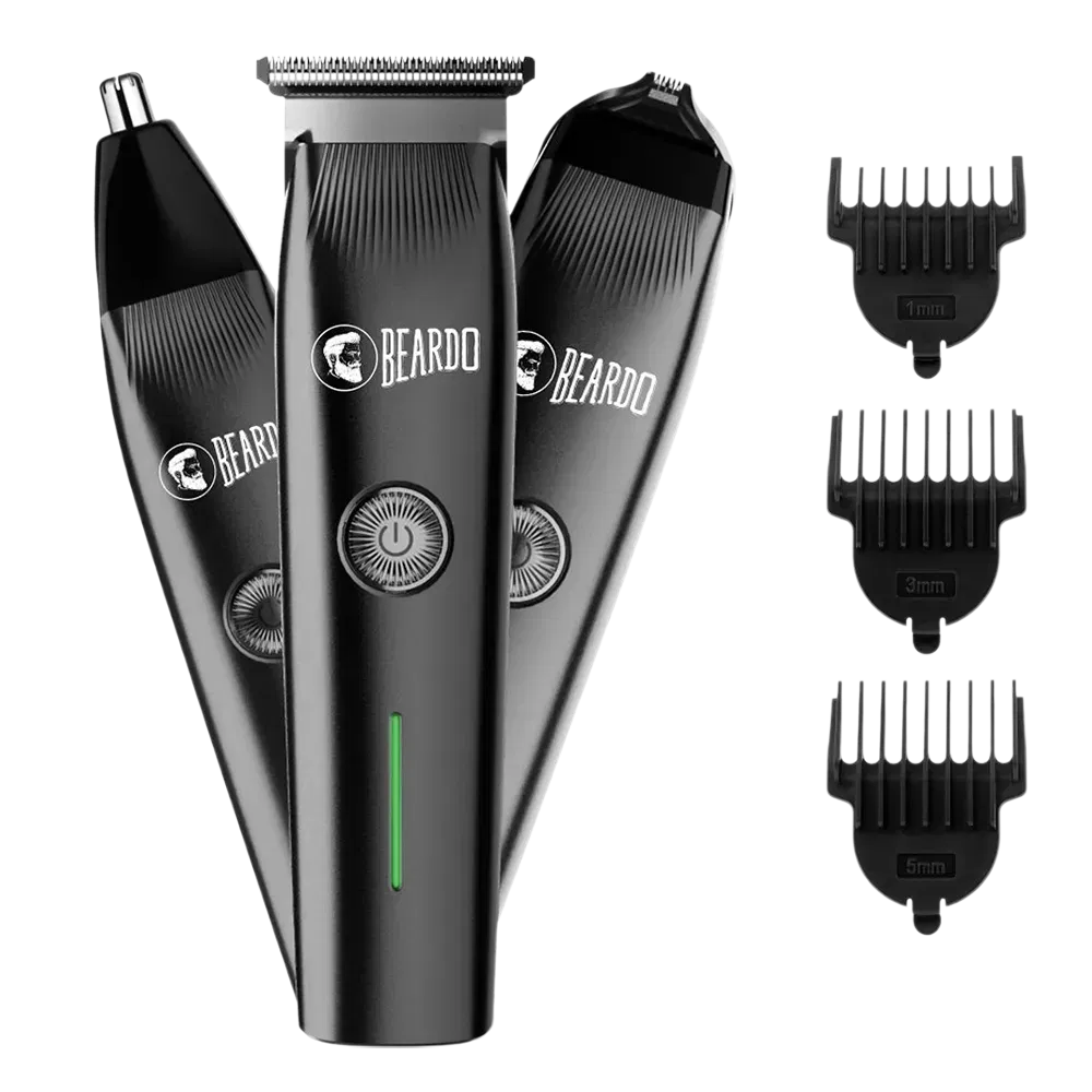 BEARDO Ape-X Prime 3-in-1 Rechargeable Cordless Multipurpose Trimmer for Beard, Face, Nose & Ear for Men (120m Croma sale