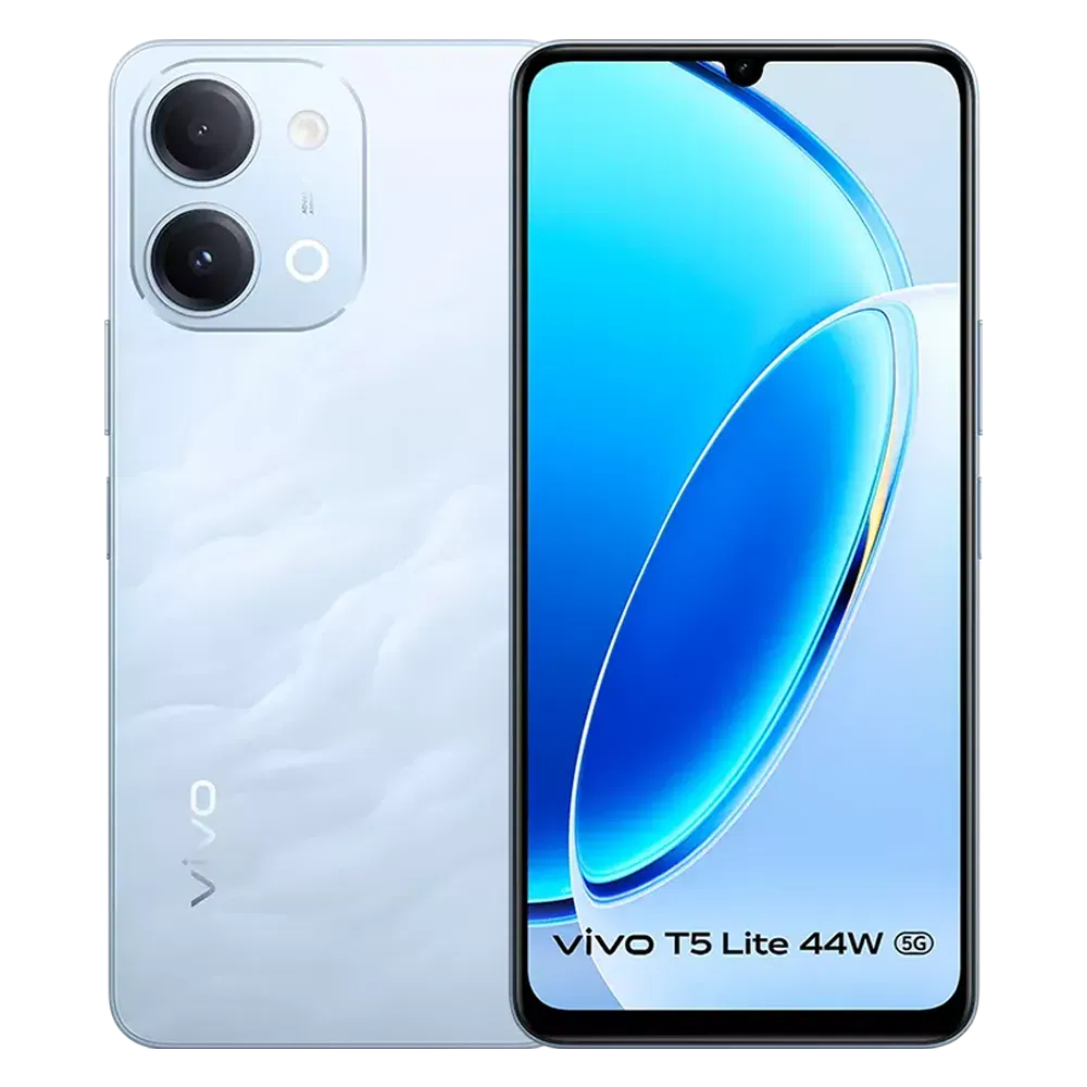 vivo T5 Lite 5G (4GB RAM, 128GB, Wave Blue) Croma sale