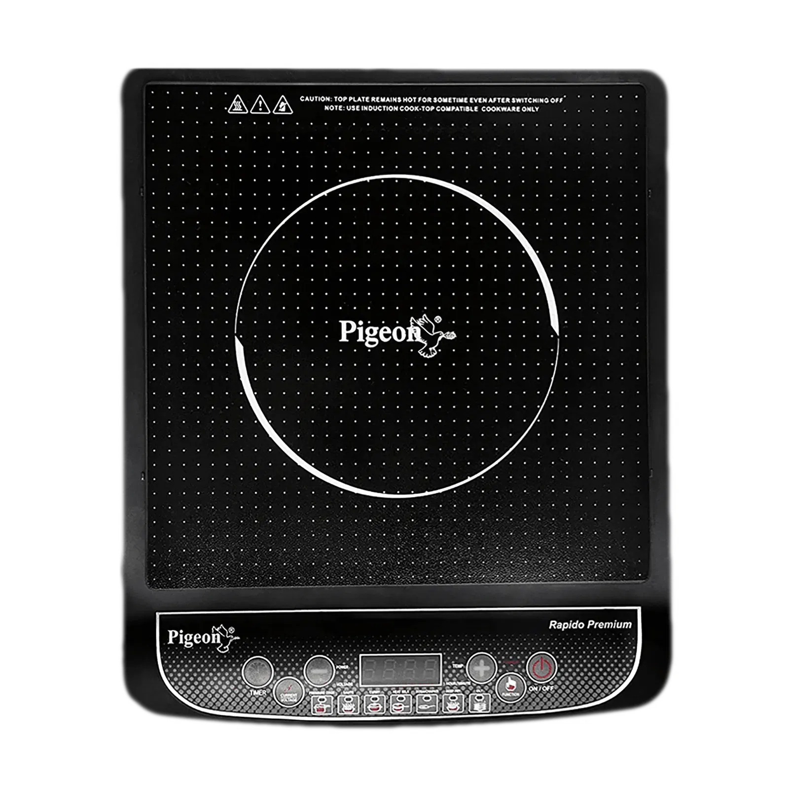 Pigeon Rapido Premium 1800W Induction Cooktop with 7 Preset Menus Croma sale