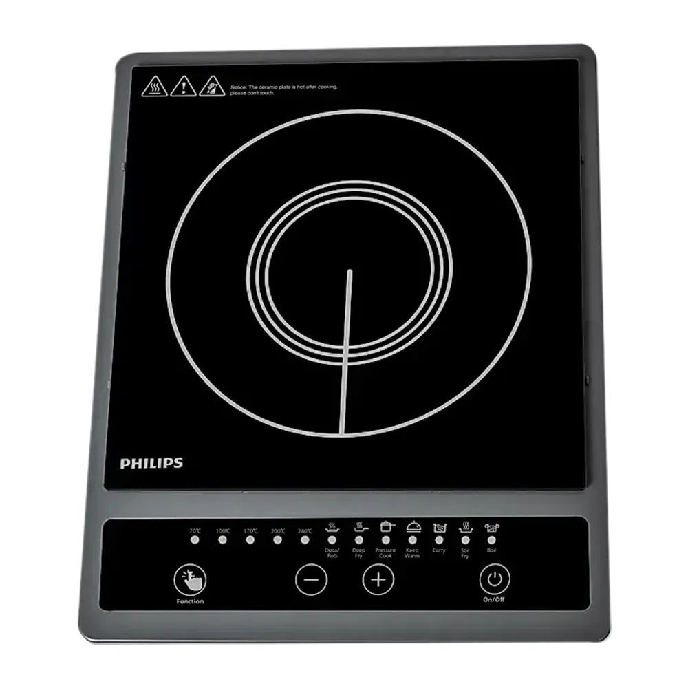 PHILIPS 1300W Induction Cooktop with 7 Preset Menus Croma sale