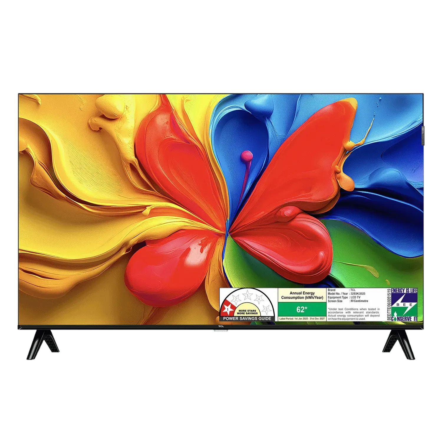 TCL S5K 80 cm (32 inch) Full HD QLED Smart Google TV with Google Assistant (2025 model) Croma sale