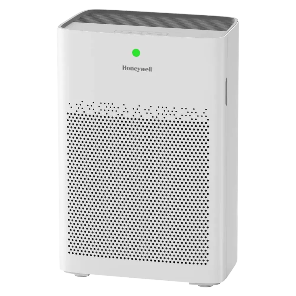 Honeywell Air Touch P1 Air Purifier with 3D Air Flow (Advanced 4 Filtration, White) Croma sale