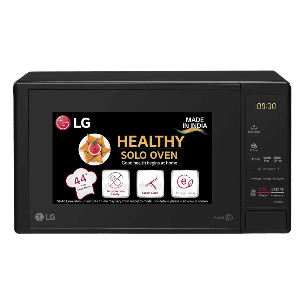 LG 20L Solo Microwave Oven with 44 Autocook Menus (MS2043DB.DB1QILN, Black) Croma sale