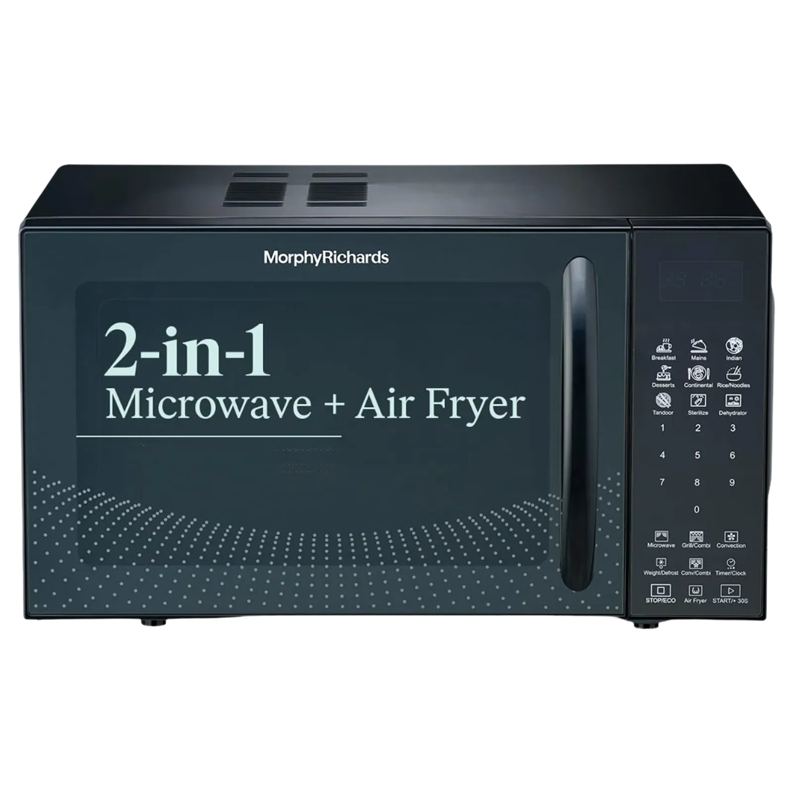 morphy richards Air 23CGAD 23L Convection Microwave Oven with In-Built Air Fryer(Black) Croma sale