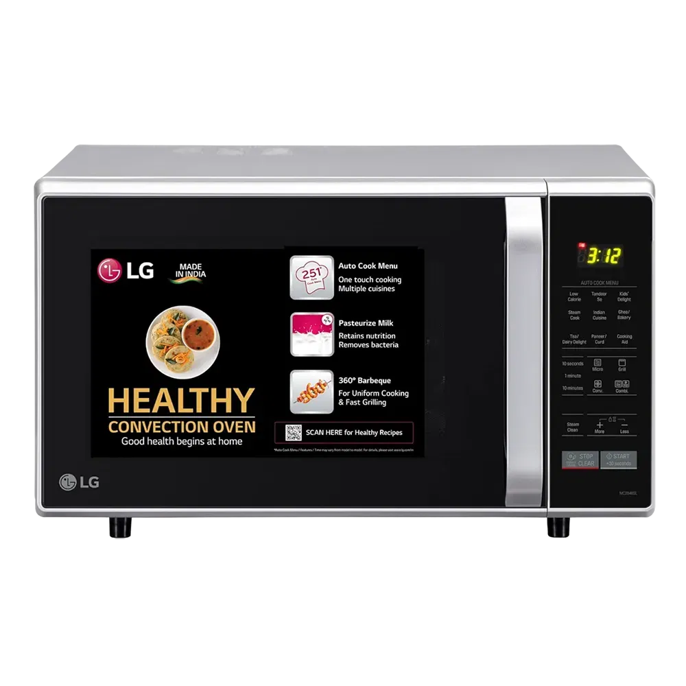 LG 28L Convection Microwave Oven with Diet Fry (MC2846SL, Silver) Croma sale