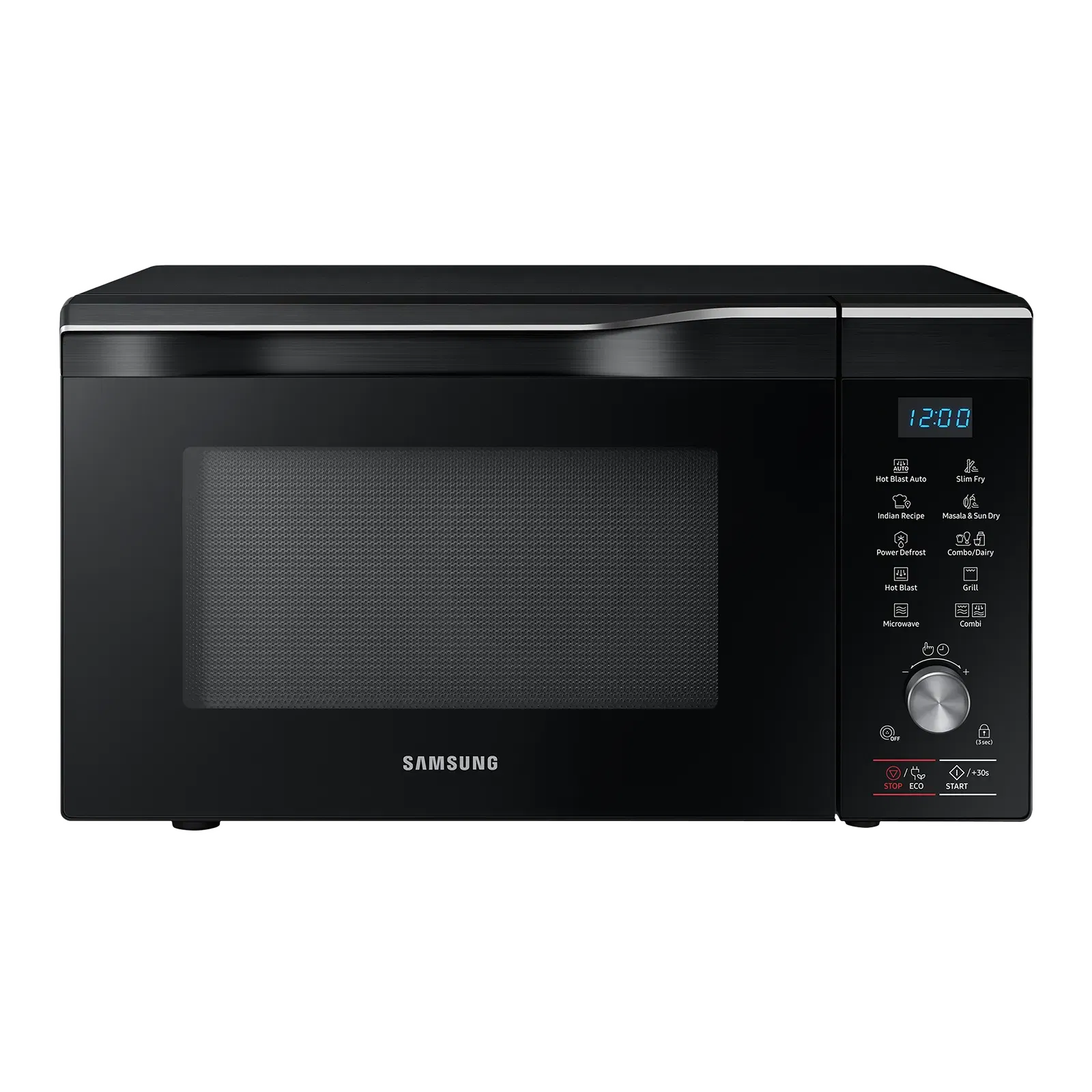 SAMSUNG 32L Convection Microwave Oven with SLIM FRY Technology (MC32A7056CK/TL, Black) Croma sale