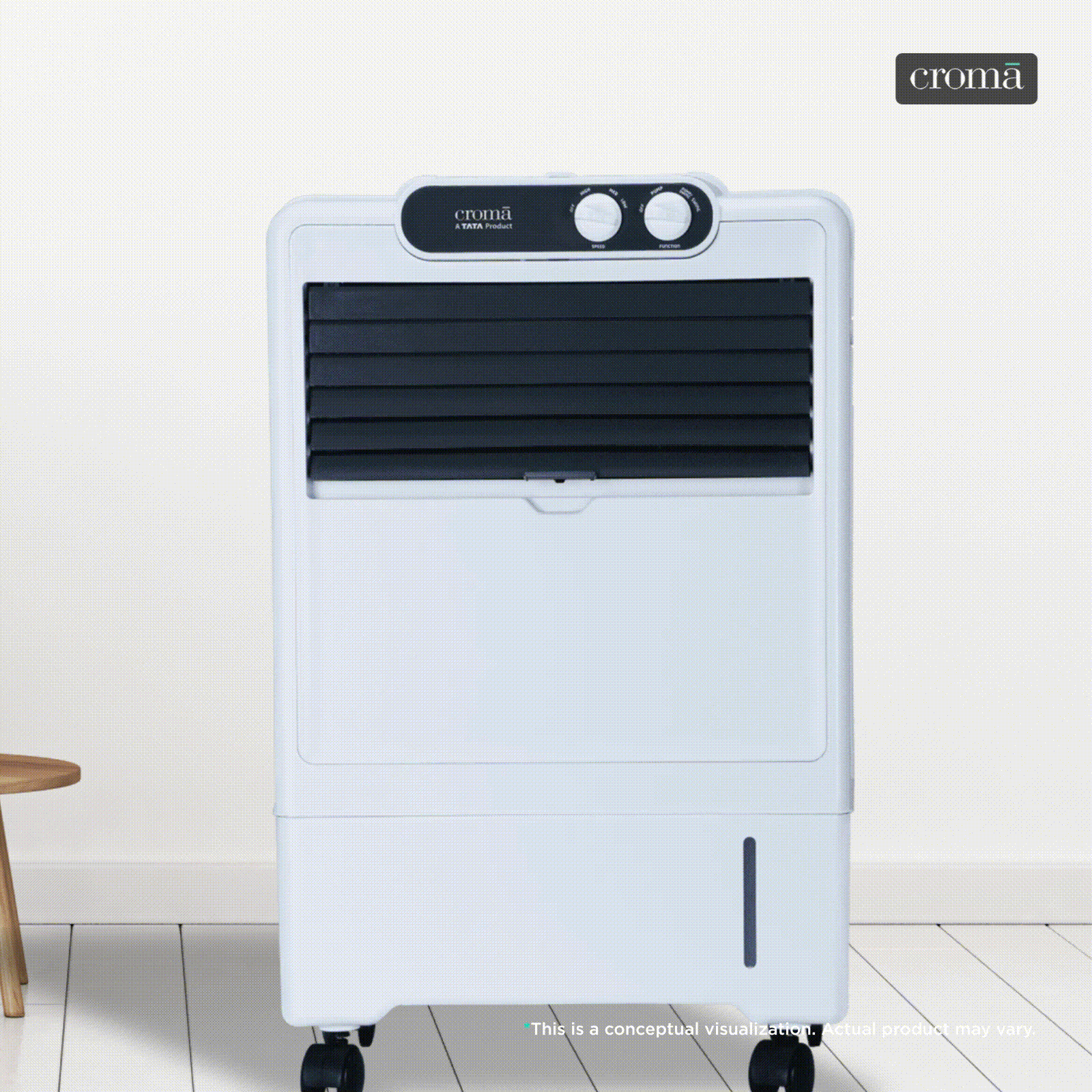 Croma 18 Litres Personal Air Cooler with Inverter Compatible (Anti Bacterial Honey Comb Pads, W Croma sale
