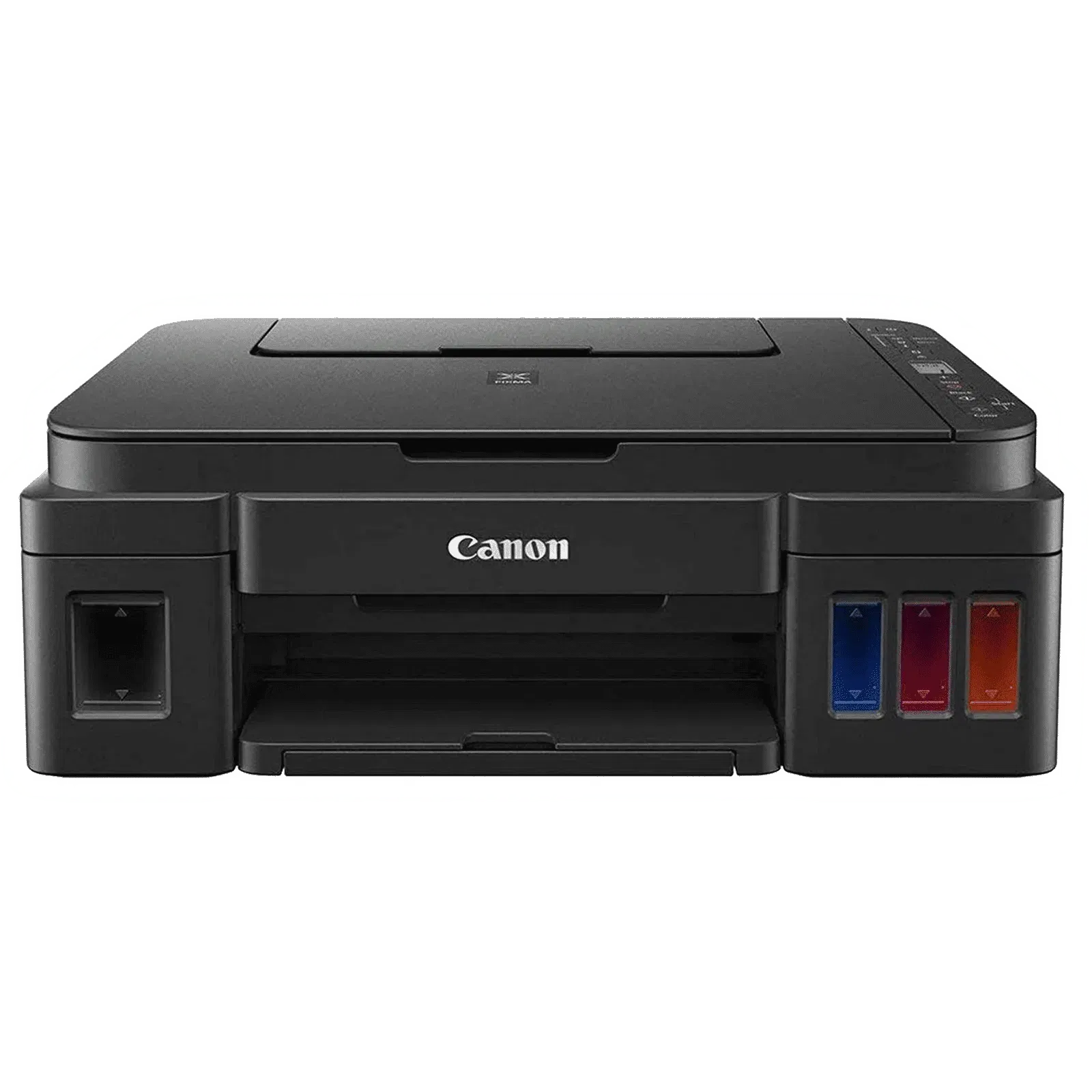 Canon Pixma G3010 All in One Wi-Fi Ink Tank Printer (Dot Count Ink End Sensor, Black) Croma sale