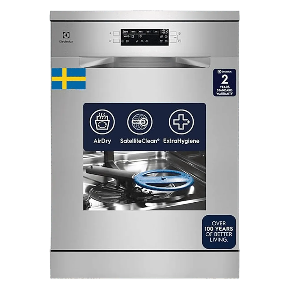 Electrolux UltimateCare 700 14 Place Settings Free Standing Dishwasher with 8 Wash Programs (St Croma sale