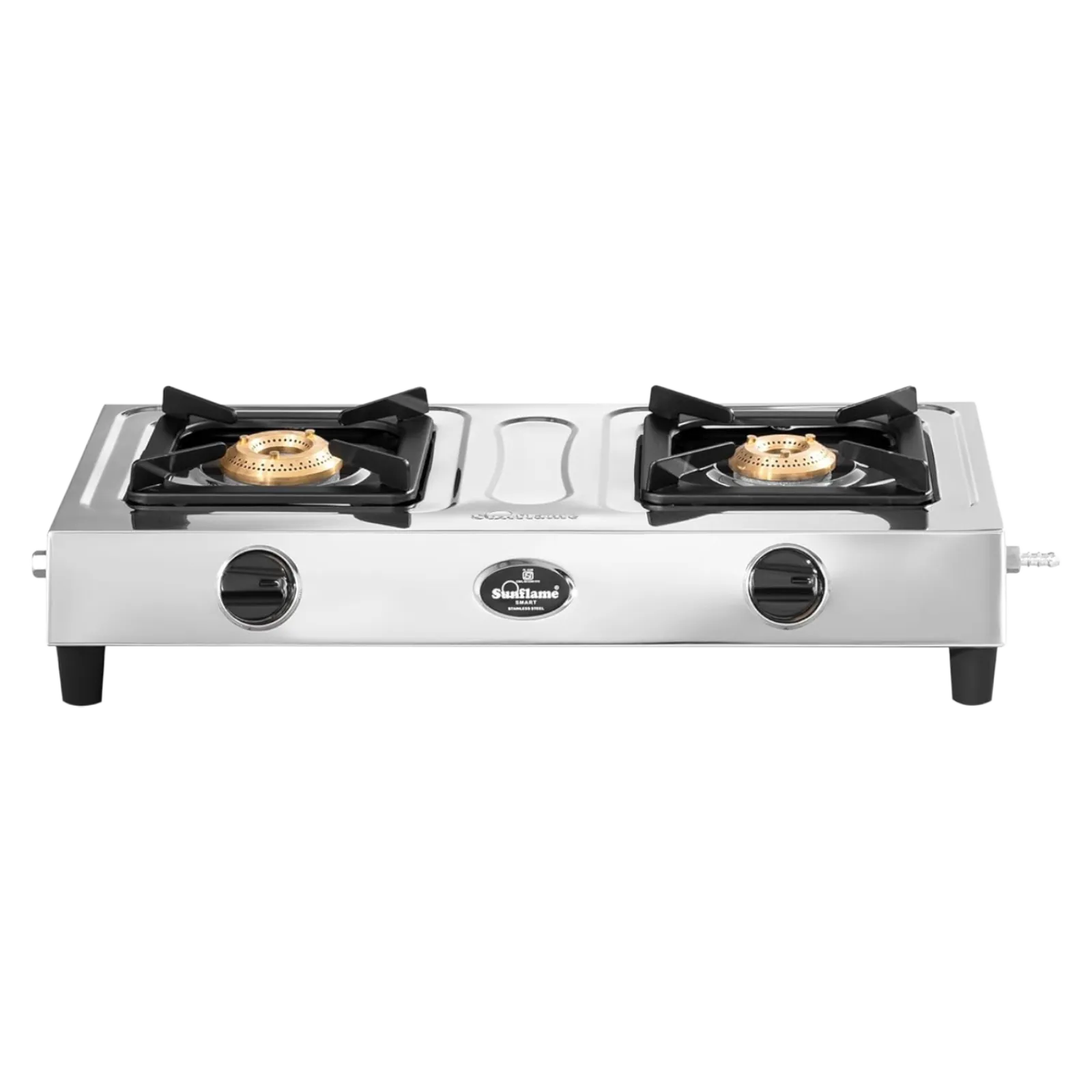 Sunflame SMART 2 Burner Manual Gas Stove (ISI Certified, Silver) Croma sale