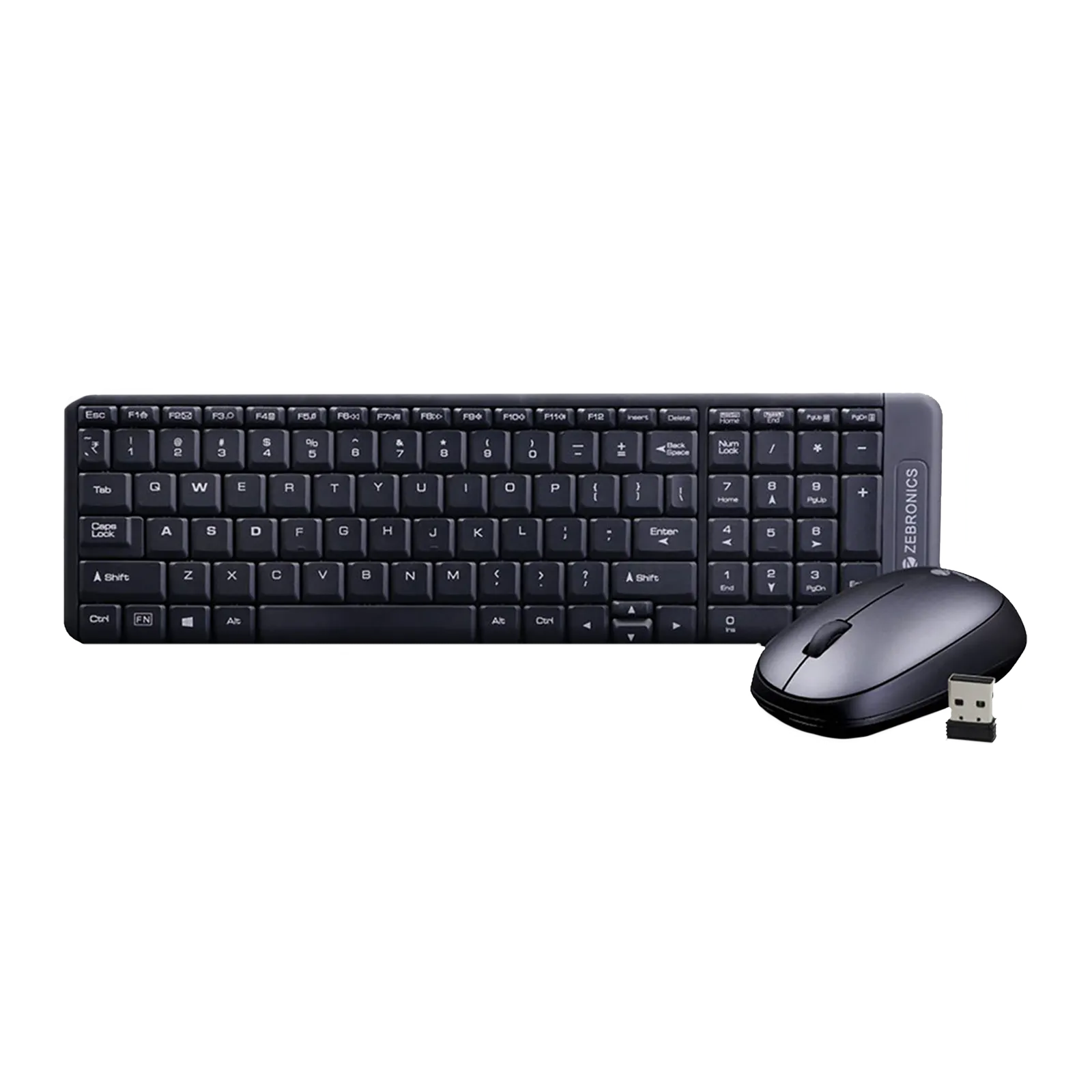 ZEBRONICS ZEB-Companion 104 Wireless Keyboard & Mouse Combo (100 Keys, 1200 DPI, Advanced Op Croma sale