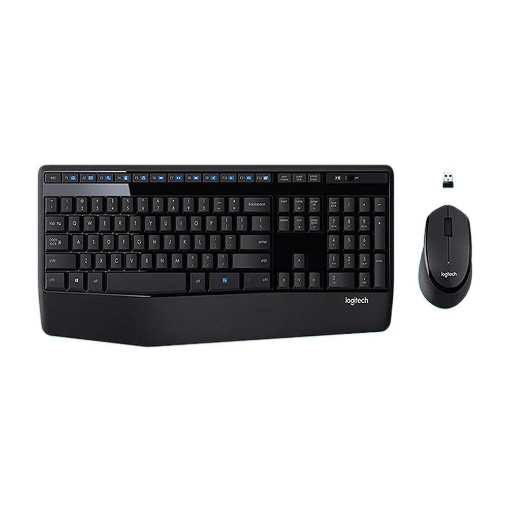 logitech MK345 Wireless Keyboard & Mouse Combo (1000 DPI, Spill Resistant, Black) Croma sale