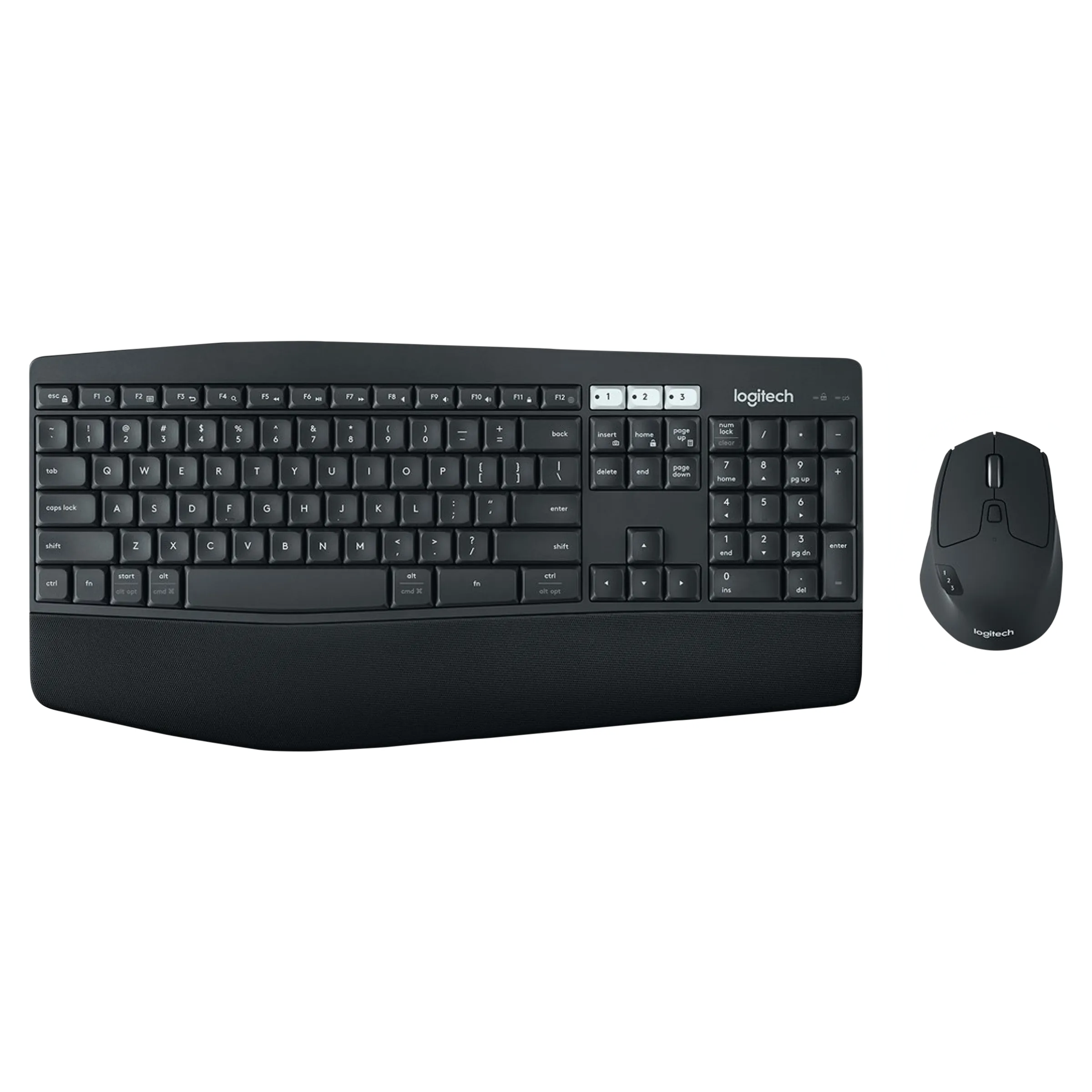 logitech MK850 Wireless Keyboard & Mouse Combo (1000 DPI, Advanced Optical Tracking, Black) Croma sale
