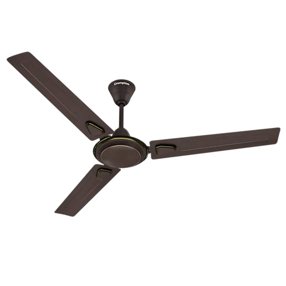 Crompton Surebreeze Super Briz Deco 1 Star 1200mm 3 Blade Copper Motor Ceiling Fan (Rust Pro Croma sale