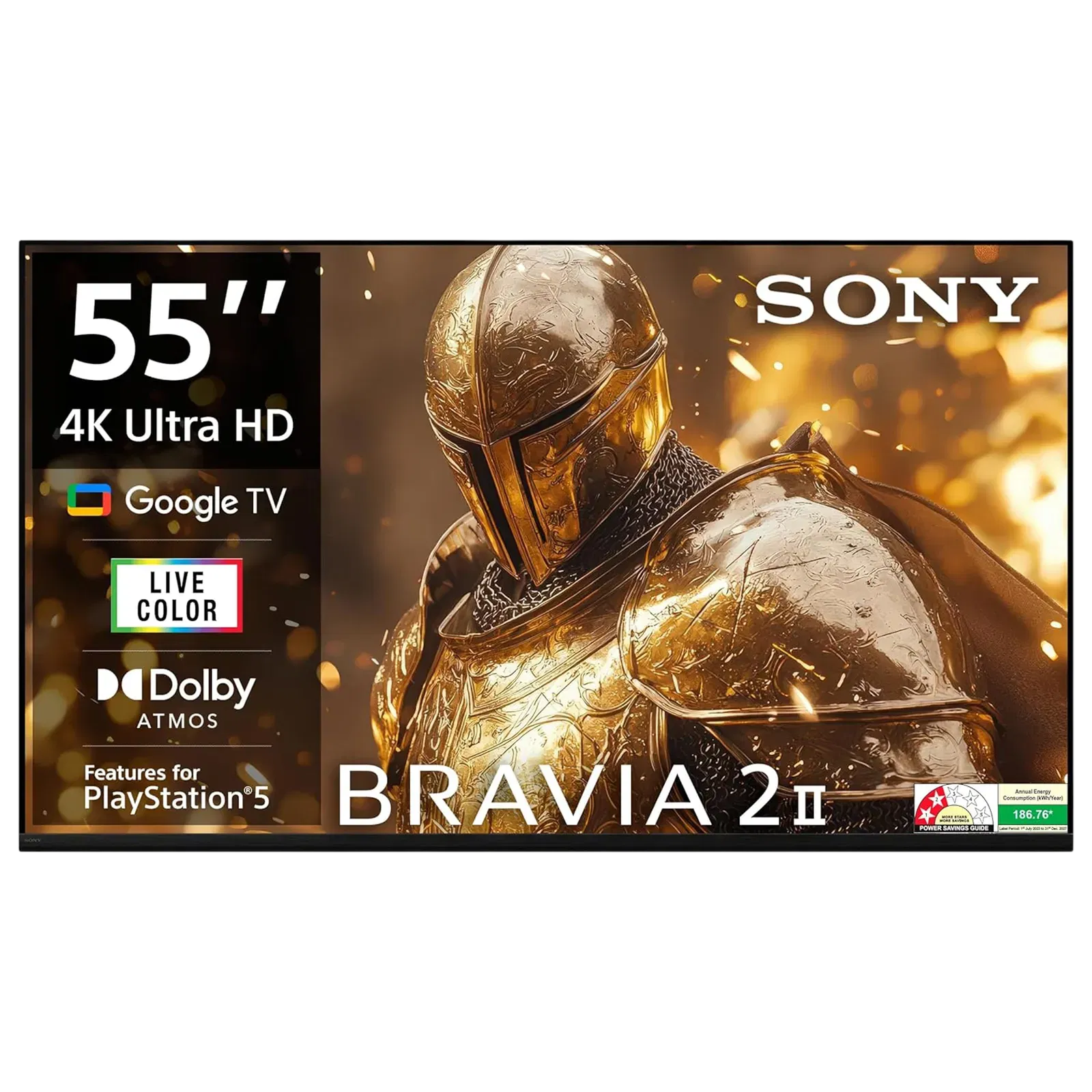 SONY BRAVIA 2 II 140 cm (55 inch) 2 Star 4K Ultra HD LED Smart Google TV Croma sale