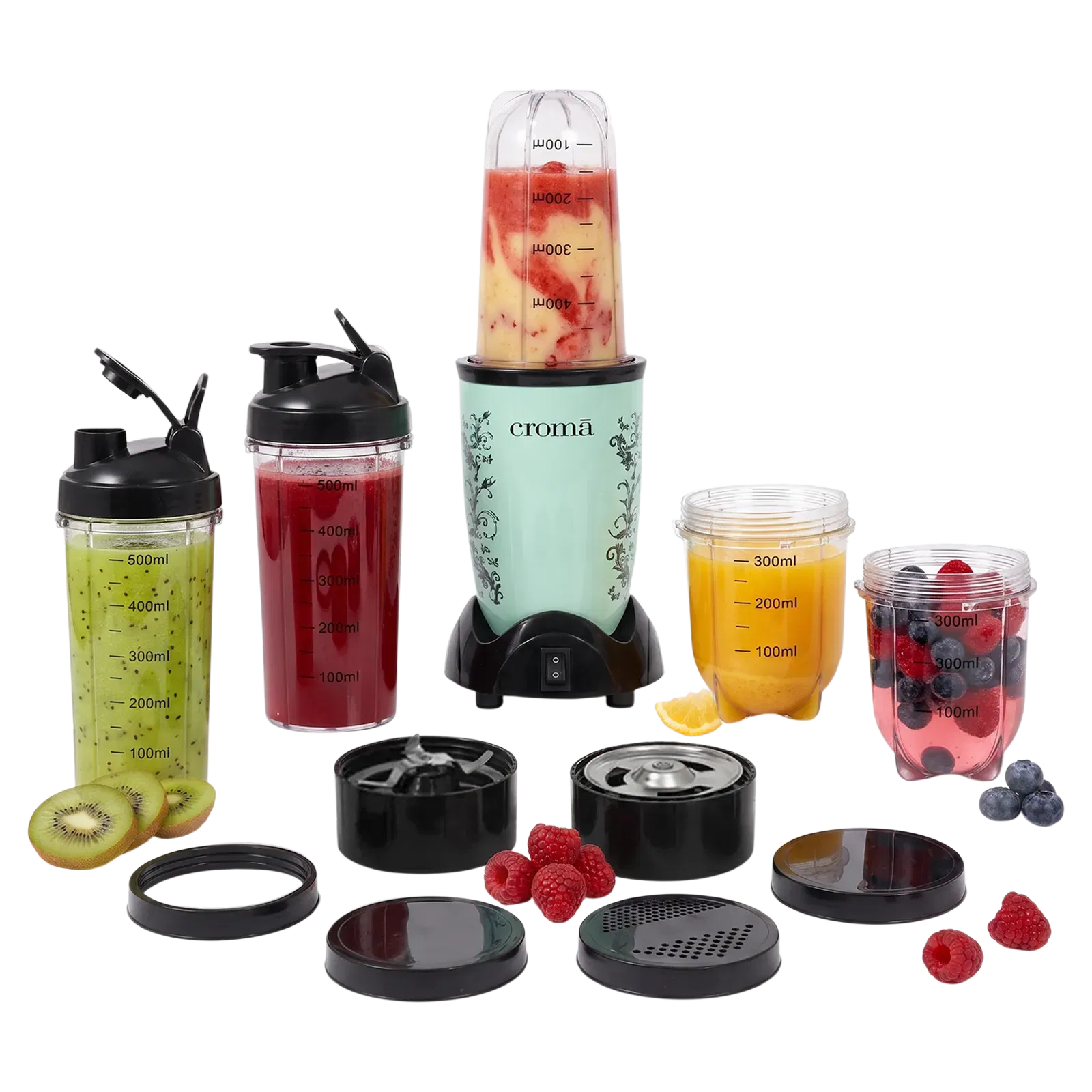 Croma Nutri 450 Watt 5 Jars Blender, 21500 RPM Croma sale