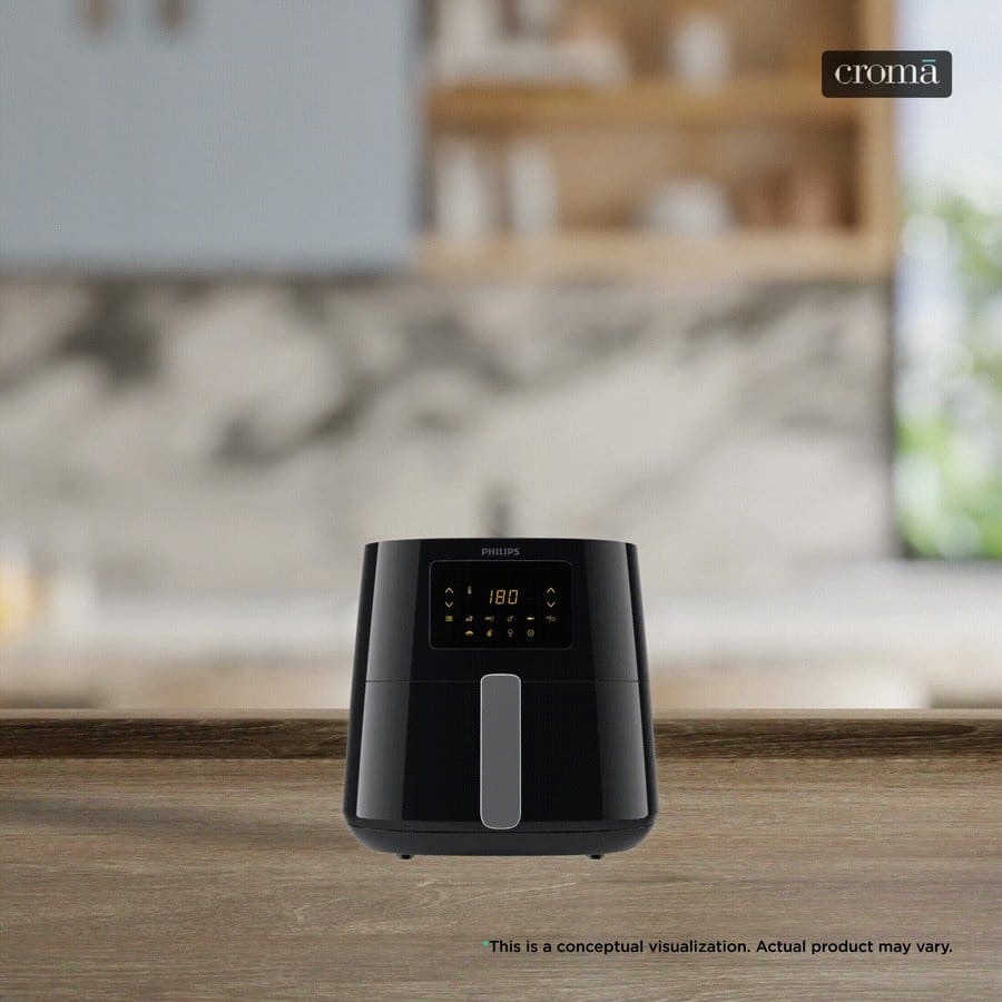 Philips 6.2L 2000 Watt Digital Air Fryer with Rapid Air Technology Croma sale