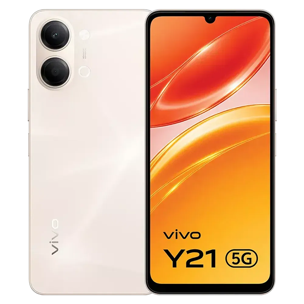 vivo Y21 5G (4GB RAM, 128GB, Champagne Gold) Croma sale