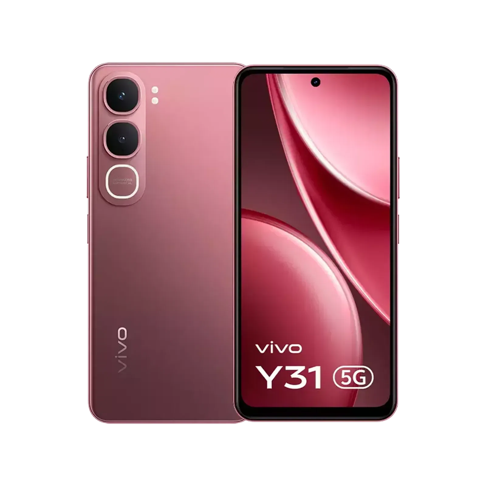 vivo Y31 5G (6GB RAM, 128GB, Rose Red) Croma sale