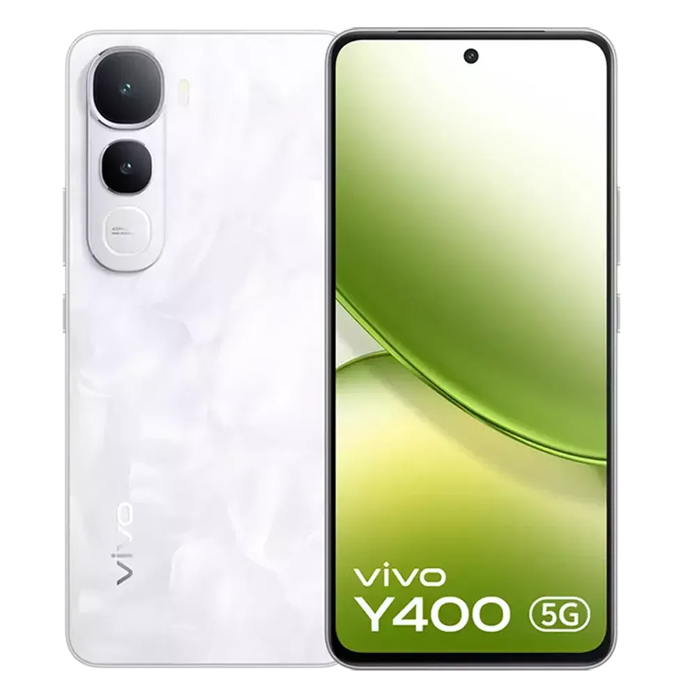 vivo Y400 5G (8GB RAM, 128GB, Glam White) Croma sale