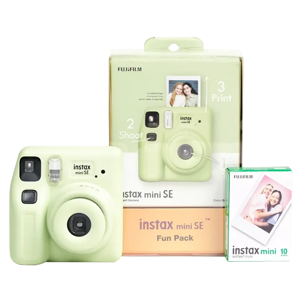 FUJIFILM Instax Mini SE Fun Pack Instant Camera with 10 Shots Croma sale