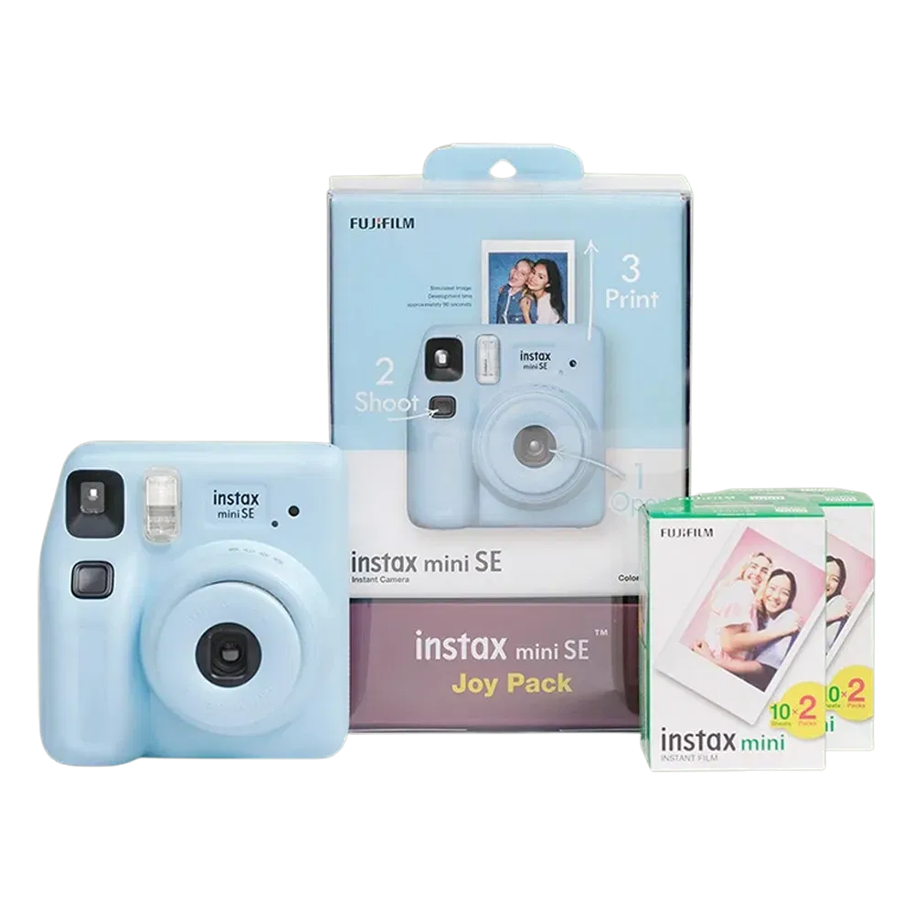 FUJIFILM Instax Mini SE Joy Pack Instant Camera with 40 Shots Croma sale