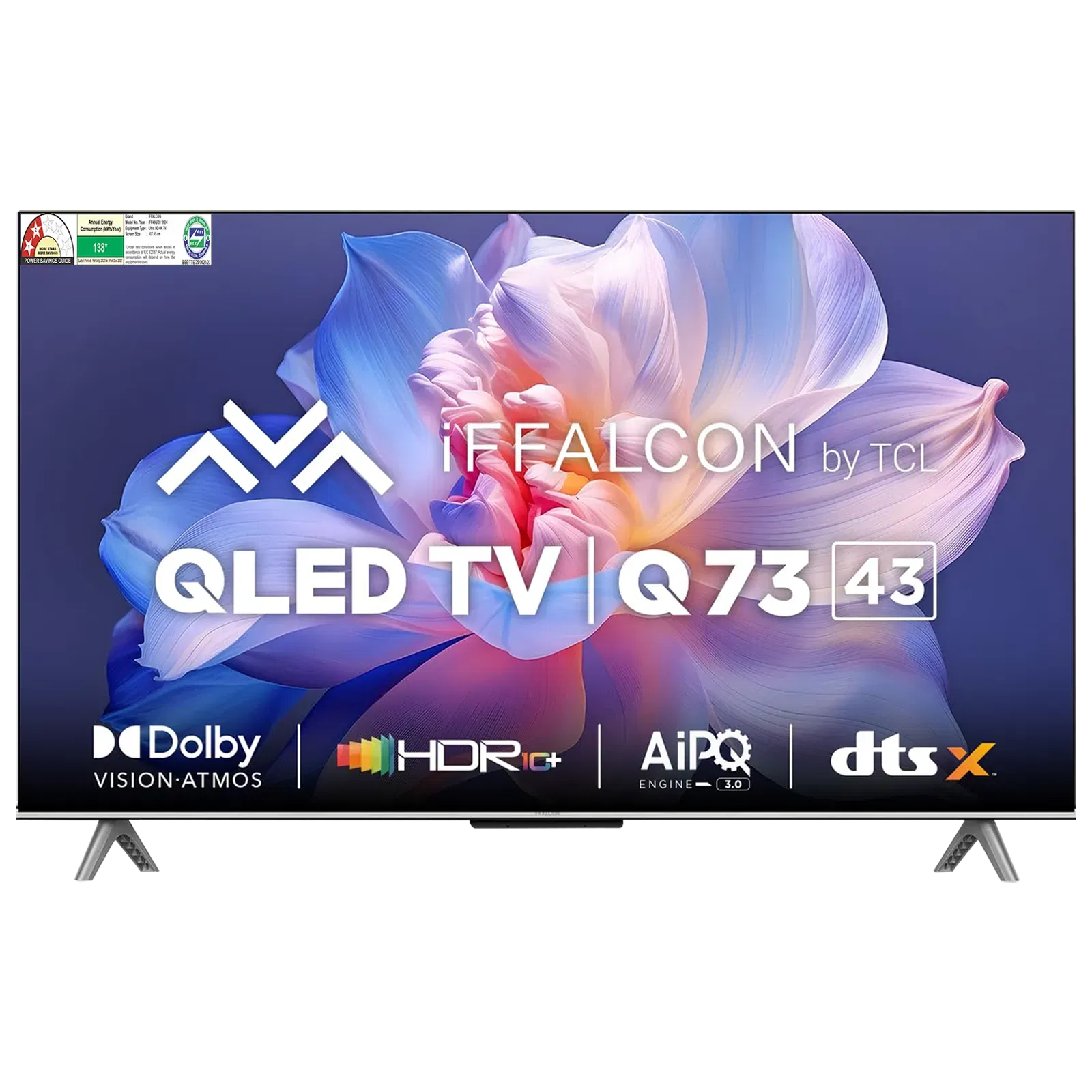 iFFALCON Q73 109 cm (43 inch) 2 Star QLED 4K Ultra HD Google TV with Dolby Vision & Dolby Atmos Croma sale
