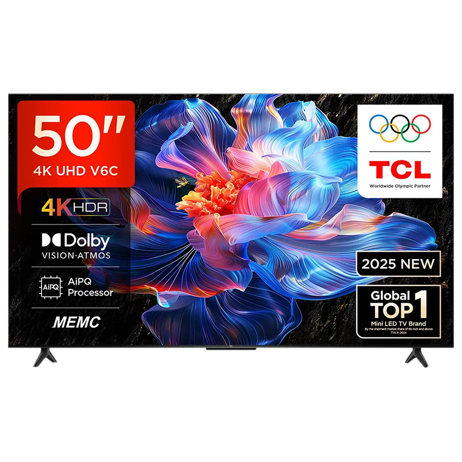 TCL V6C 127 cm (50 inch) 4 Star 4K Ultra HD LED Smart Google TV with Google Voice Assistant Croma sale