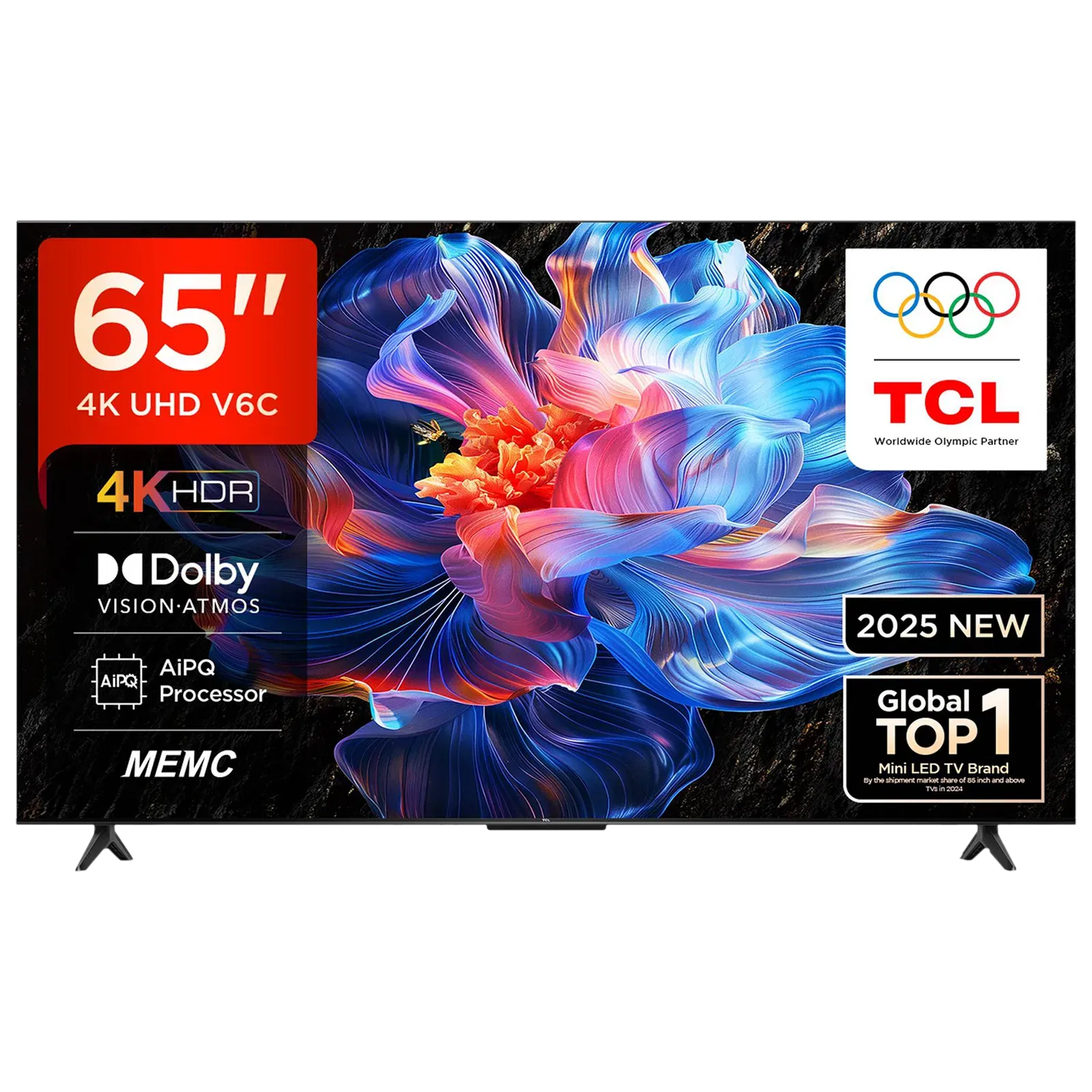 TCL V6C 165 cm (65 inch) 4 Star 4K Ultra HD LED Smart Google TV with Google Voice Assistant Croma sale