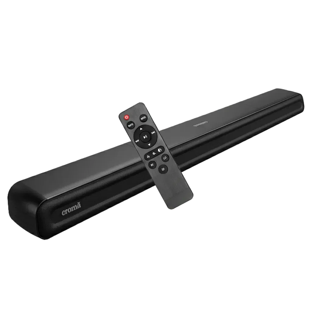 Croma 60W Bluetooth Soundbar with Remote Control (Stereo Sound) Croma sale