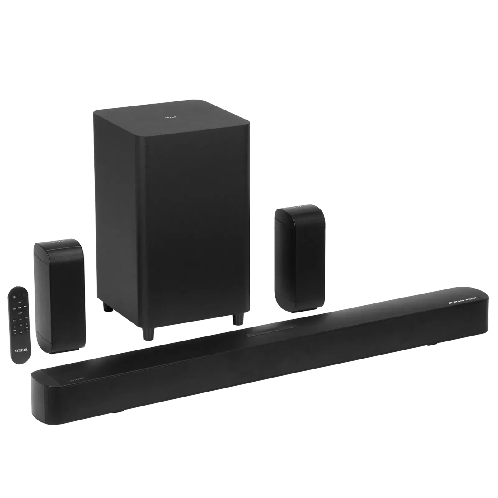 Croma 400W Bluetooth Soundbar with Remote (Dolby Audio, 5.1 Channel) Croma sale
