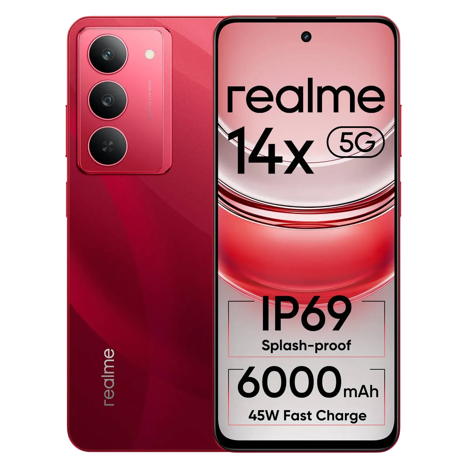 realme 14x 5G (8GB RAM, 128GB, Jewel Red) Croma sale