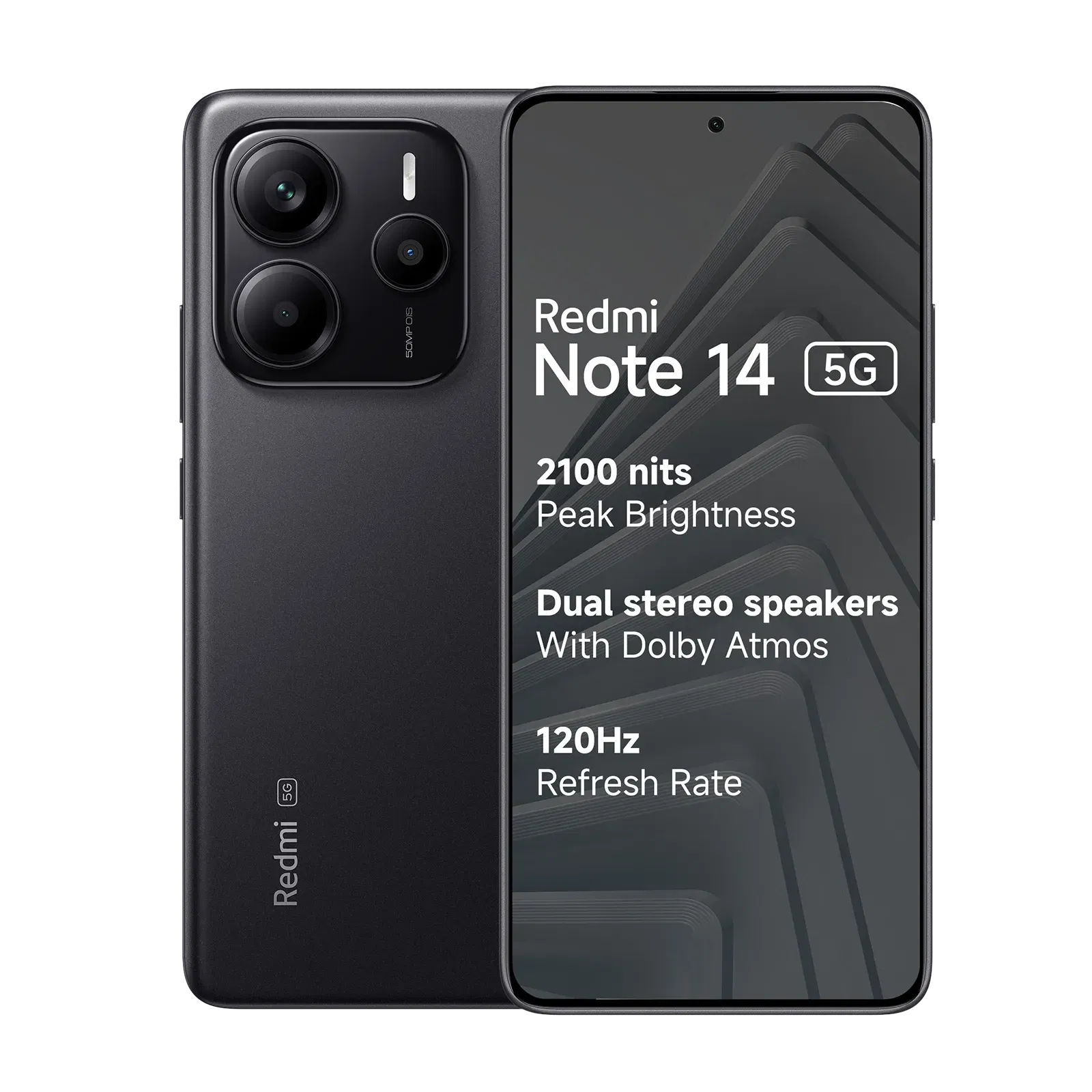 Redmi Note 14 5G (8GB RAM, 128GB, Titan Black) Croma sale