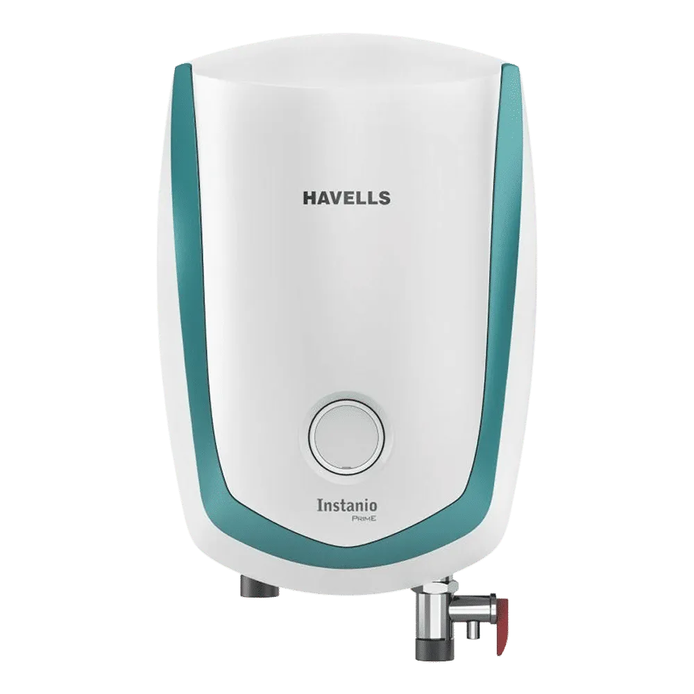 HAVELLS Instanio Prime 3 Litre Vertical Instant Geyser with Feroglas Technology (White & Blu Croma sale