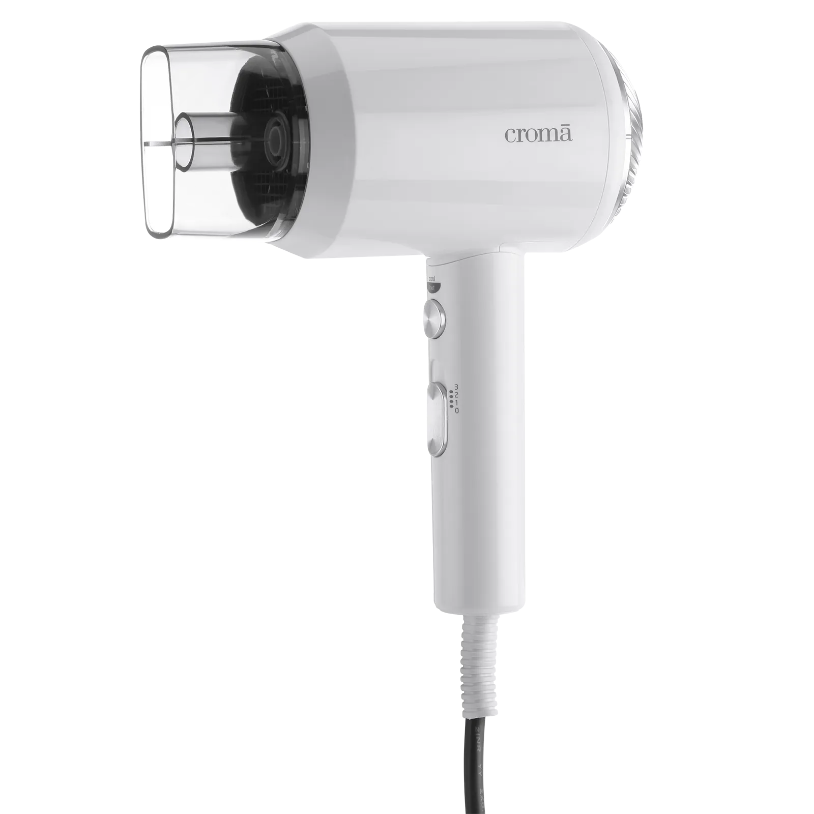 Croma 1800W Hair Dryer with 2 Heat Settings & Cool Shot (Overheat Protection, White) Croma sale