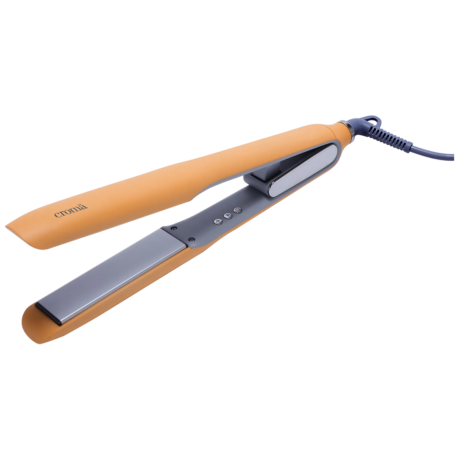 Croma Hair Straightener with Ionic Function (Ceramic Coated Plates, Yellow) Croma sale