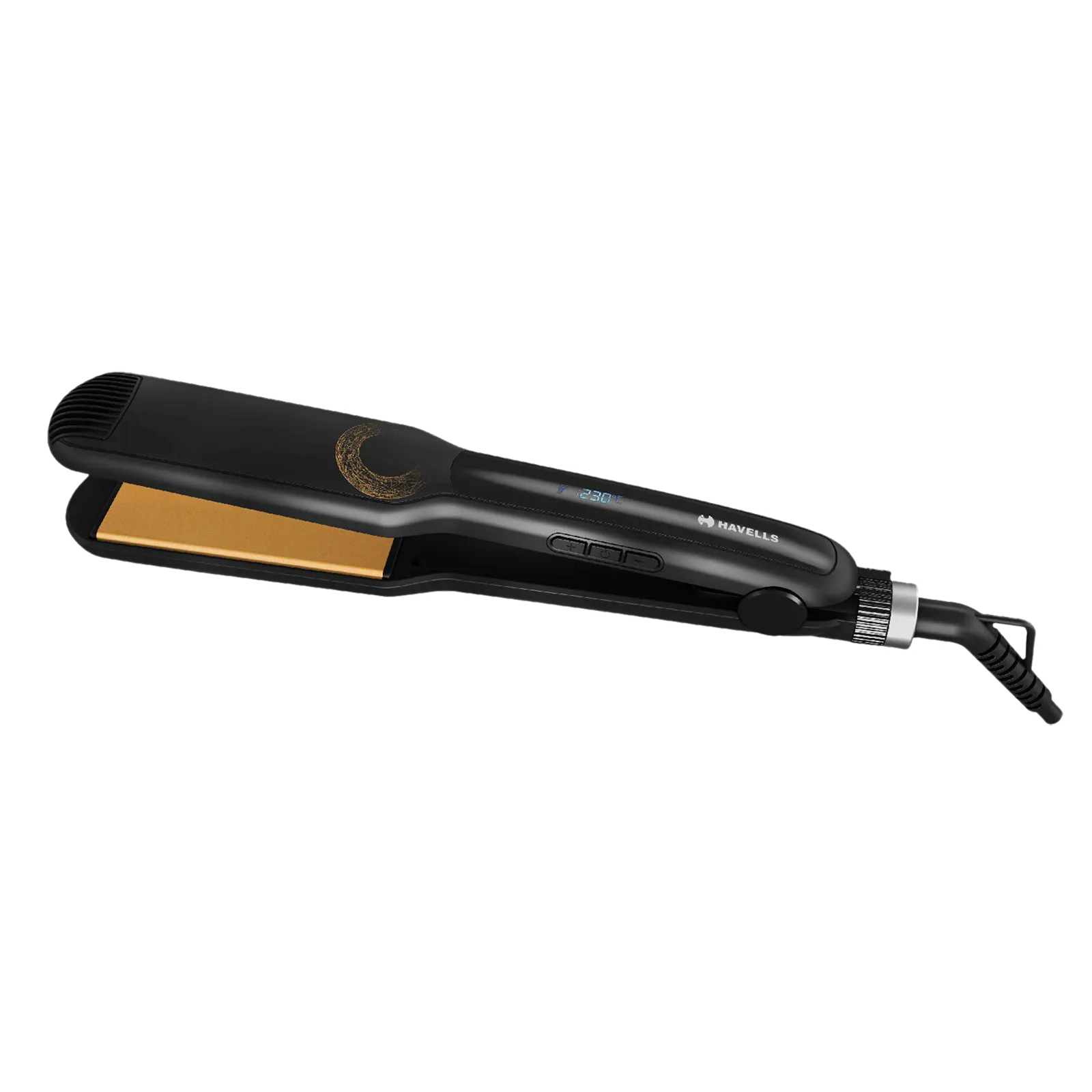 HAVELLS Keratin HS4122 Hair Straightener with Digital Display (Ceramic Plates, Black) Croma sale