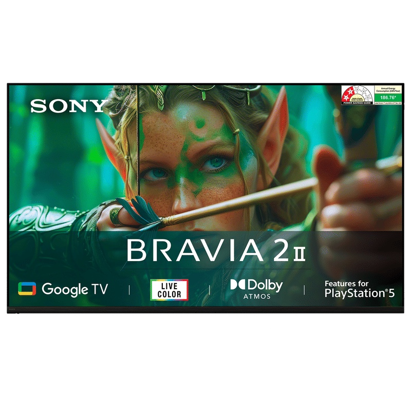 SONY BRAVIA 2 II 140 cm (55 inch) 2 Star 4K Ultra HD LED Smart Google TV with Built- in Chromecast (2025 model) Croma sale