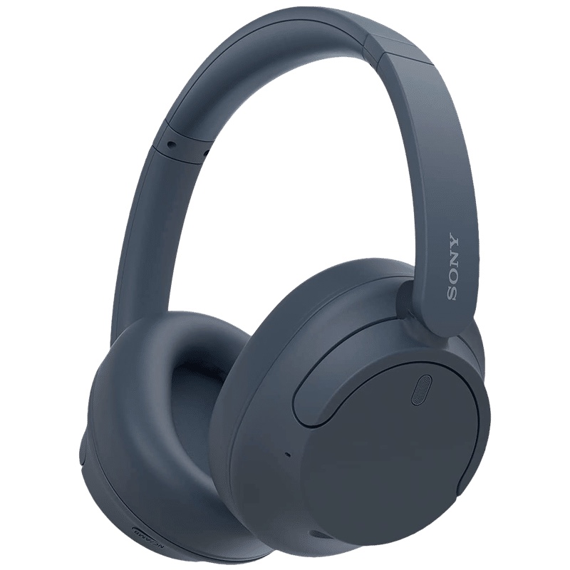 SONY WH-CH720N Bluetooth Headphone with Mic (Dual Noise Sensor Technology, Over Ear, Blue) Croma sale
