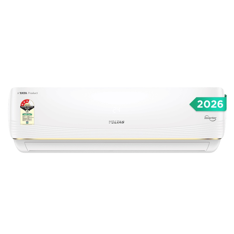 VOLTAS 183INV VERTIS AI ZEST GOLD Convertible 1.5 Ton 3 Star Inverter Split AC with Hidden Display (2026 Model, Copper Condenser, 4504075) Croma sale