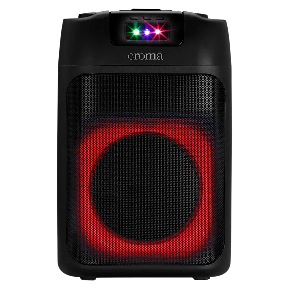 Croma 60 W Bluetooth Party Speaker with Mic (TWS Function, Stereo Channel) Croma sale