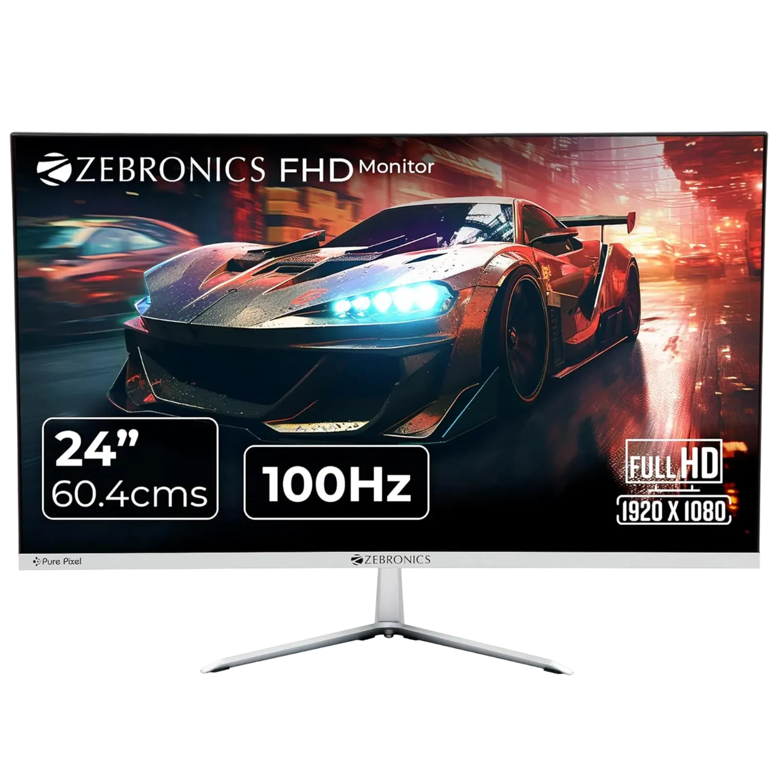 Zebronics MT120 60.4 cm (24 inch) Full HD VA Panel Ultra Slim Gaming Monitor Croma sale