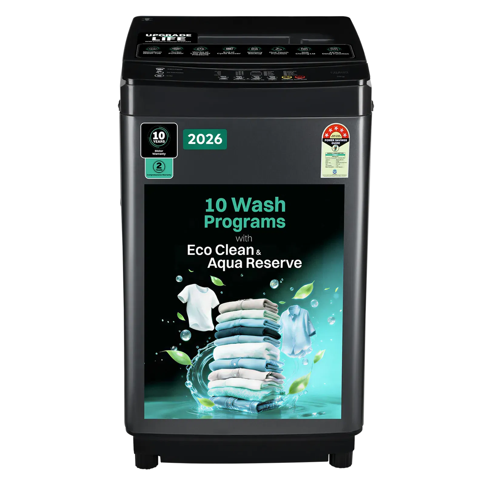 Croma 7 kg 5 Star Fully Automatic Top Load Washing Machine (Aqua Reserve, Dark Grey) Croma sale