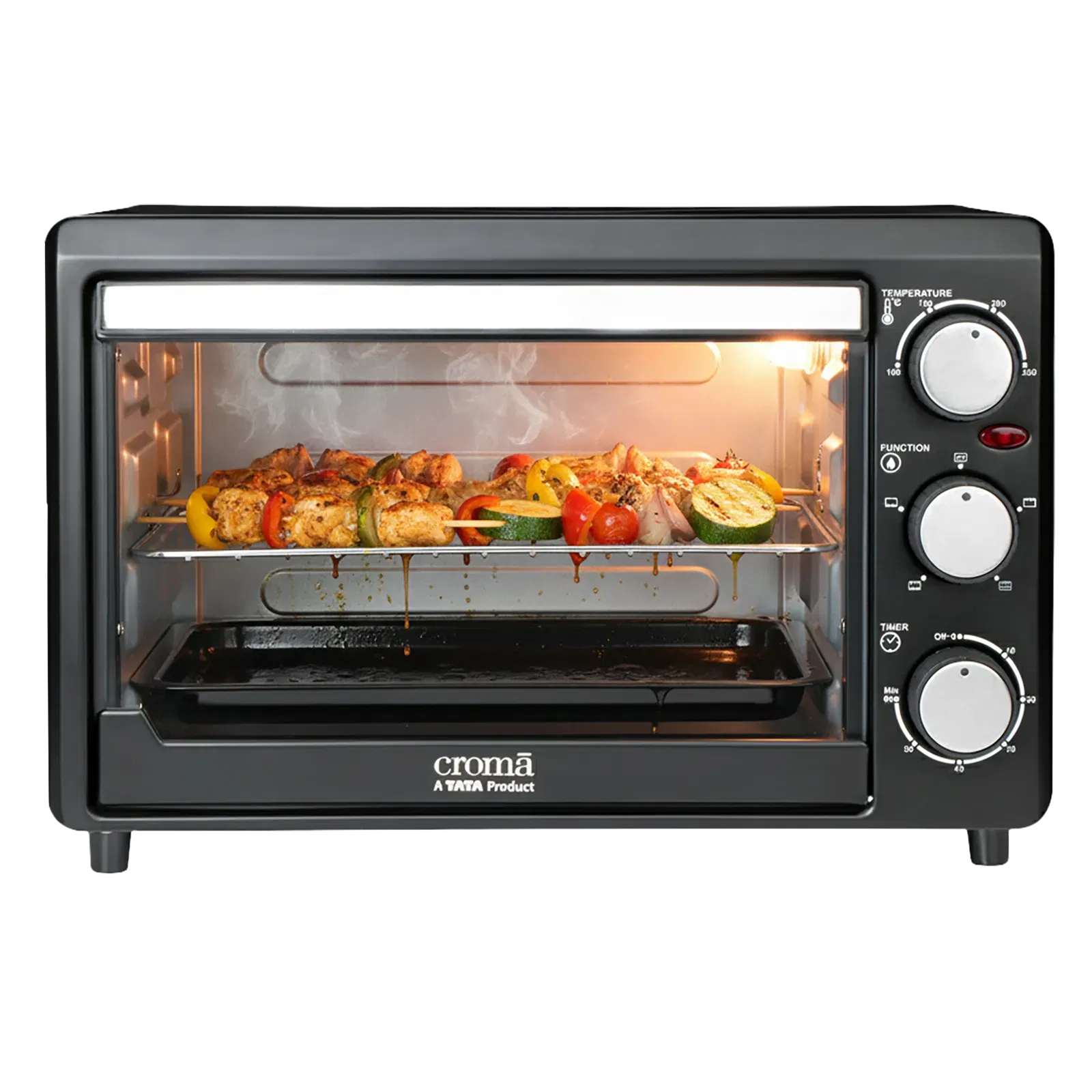 Croma 19L Oven Toaster Grill with Rotisserie (Black) Croma sale