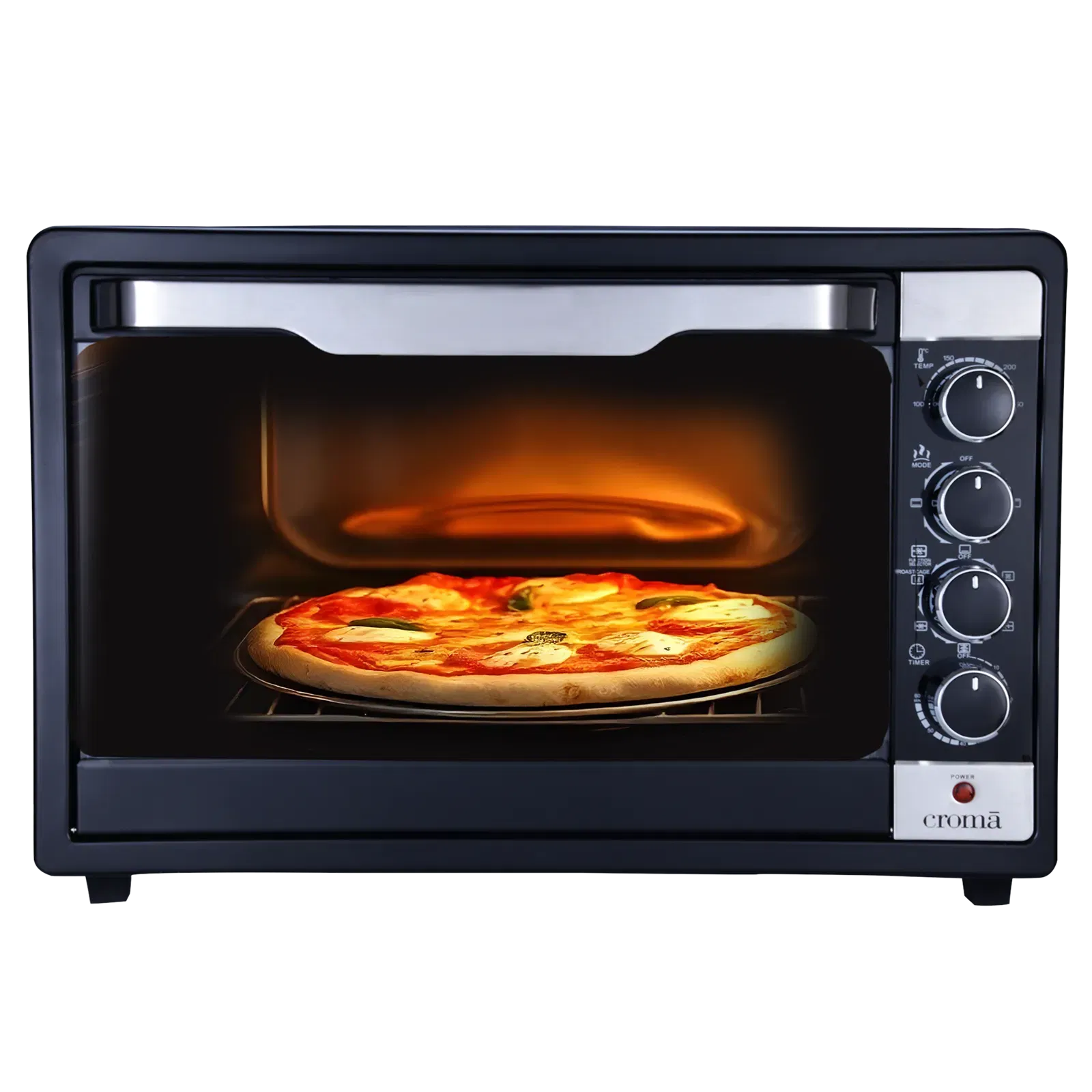 Croma 63L Oven Toaster Grill with 360 Degree Hot Air Circulation (Black) Croma sale