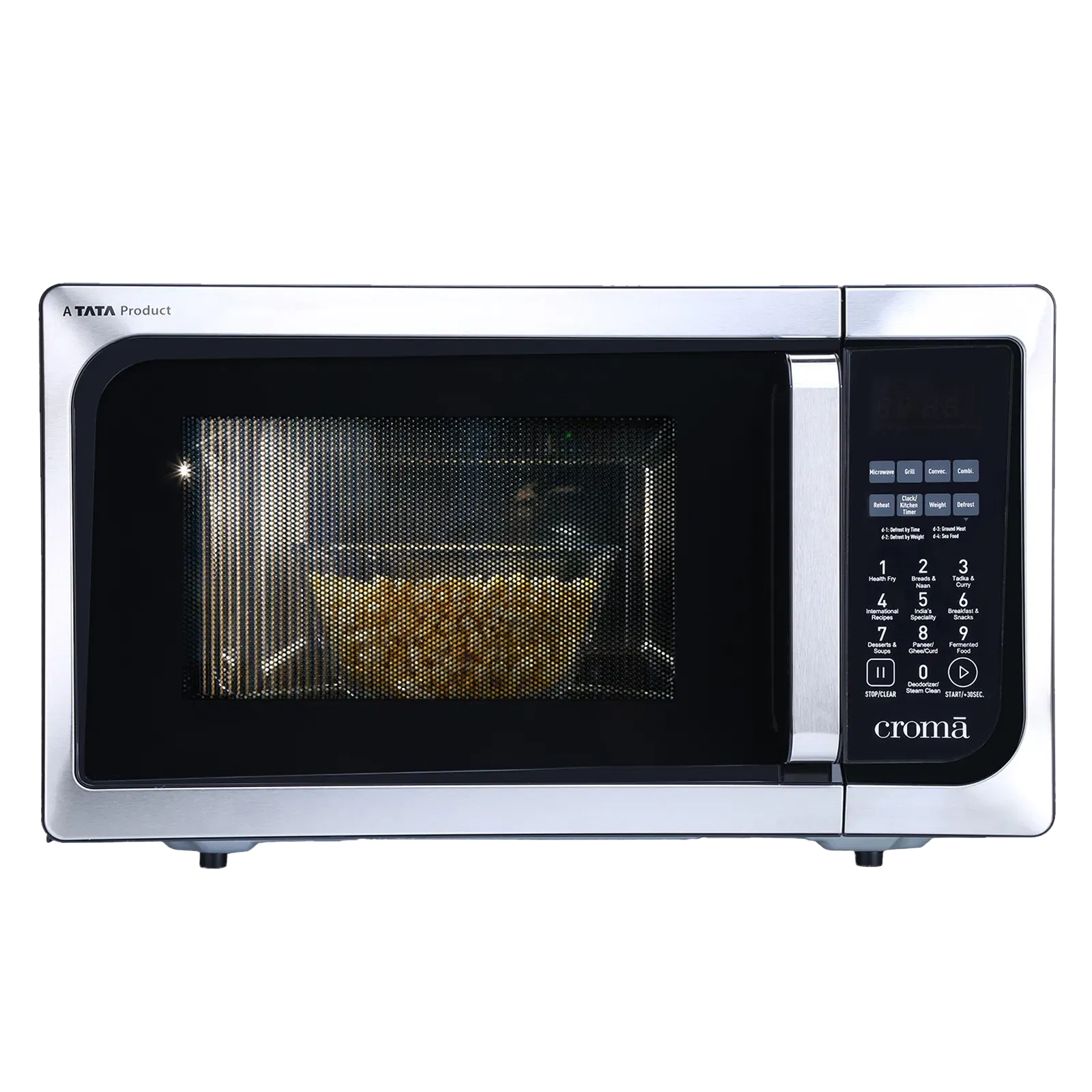 Croma 23L Convection Microwave Oven with 205 Auto Cook Menus (CRAM0151, Black) Croma sale