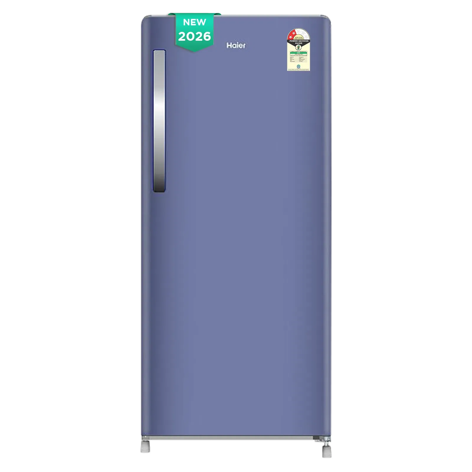 Haier 190 Litres 2 Star Direct Cool Single Door Refrigerator with Toughened Glass Shelves (HRD-2112BRBA-N, Radish Blue) Croma sale
