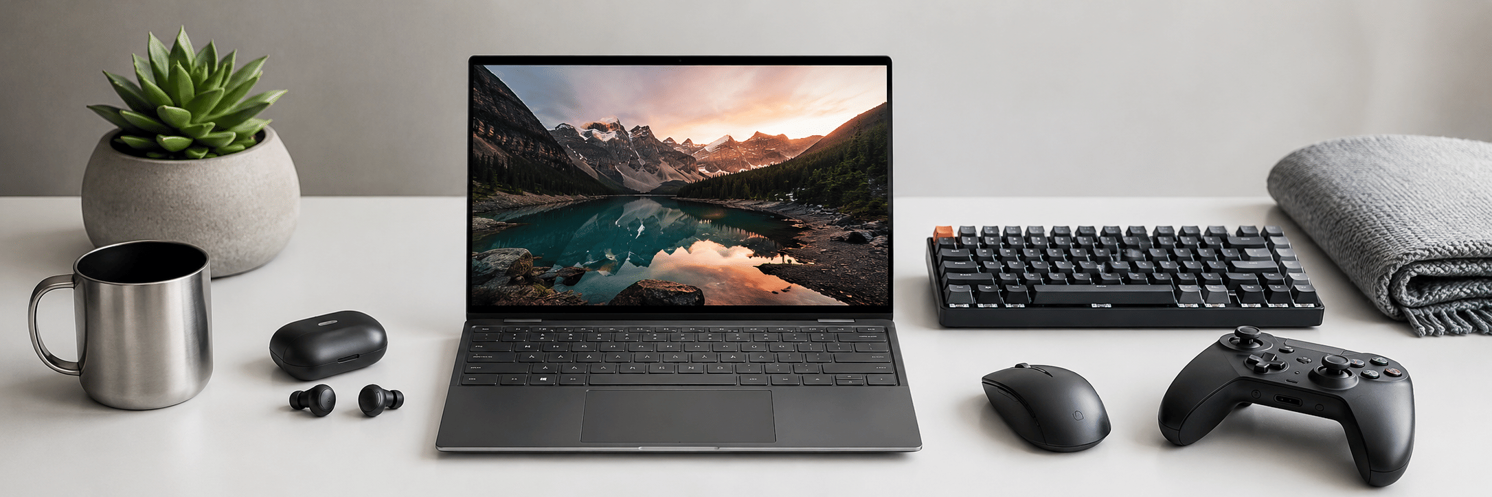 Dell India — Laptop Productivity Gaming Flat Lay June 2026