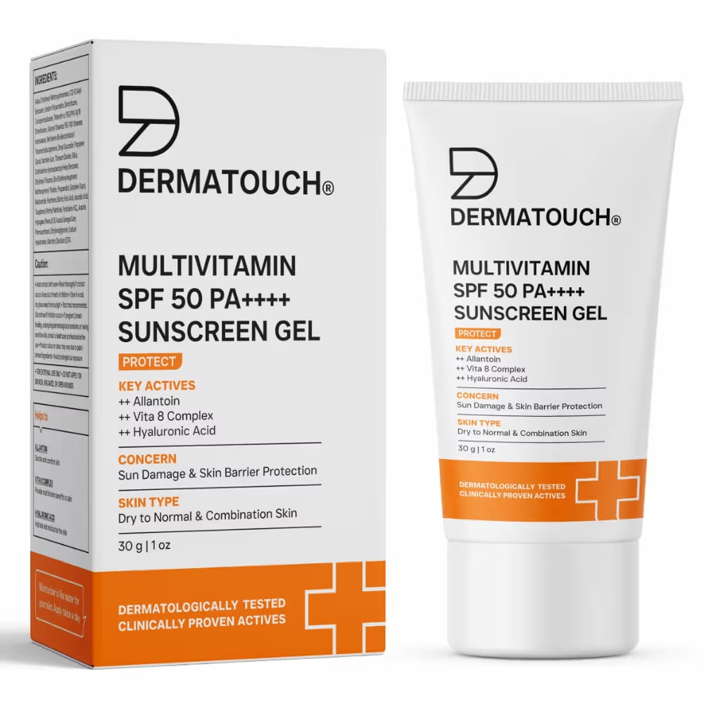 Dermatouch Multivitamin SPF 50 Sunscreen Gel